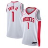 Dres Houston Rockets Jabari Smith JR 1 Nike 2022-23 Association Edition Bijela Swingman